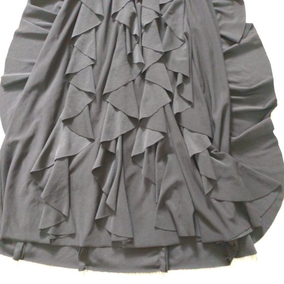 Cache Ruffled Little Black Dress - Picture 6 of 10